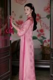  Set áo dài hồng quần hồng JOIE DES ROSE 