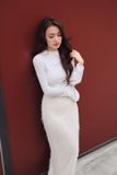  Set áo tay kèm chân váy lông CHATS 