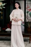  Set áo trắng quần trắng JOIE DES ROSE 