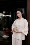  Set áo trắng quần trắng JOIE DES ROSE 
