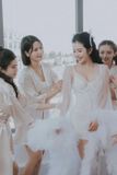  Set bikini ren kèm choàng khổng lồ SEXY M 