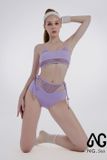  Set bikini tím kèm khoác NG 3.5 