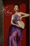  Set tím cổ yếm tua rua MƠ MÀNG 