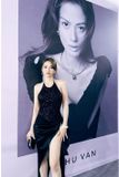  Set váy đen cổ yếm LASSY 