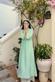  Thanh Ngọc Xéo Xọ xanh ngọc quần xanh nhạt XÉO XỌ 