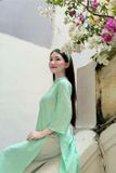  Thanh Ngọc Xéo Xọ xanh ngọc quần xanh nhạt XÉO XỌ 