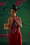  Váy cổ yếm Thanh Lam LALIN 