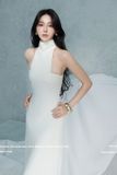  Váy dài cổ cao sát nách LANE JT 