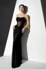 Cho thuê váy đen cúp ngực ôm dài BYDI đi tiệc sang trọng