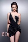  Váy đen ngắn BANDAGE DRESS 