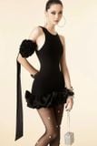  Váy đen ngắn sát nách MAEL FEMME 