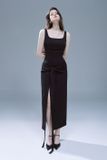  Váy đen quấn hông xẻ đùi TRIO JI 