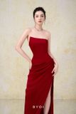  Váy đỏ cúp chéo 1 bên ngực BY DI 