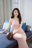  Váy hồng dài xoè CASLITADEMINHTHANH 