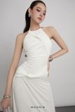  Váy Mooris cổ yếm thun 