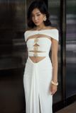  Váy Mooris trắng ôm body 