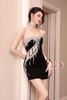 Váy ngắn cúp ngực đính đá BANDAGE DRESS dự tiệc sang trọng