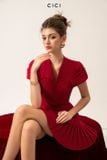  Váy ngắn đỏ trái tim CICI 