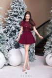  Váy ngắn tay phồng ELÉNII 