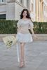 Váy trắng ngắn LOVELYN dự tiệc sang chảnh