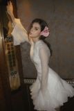  Váy trắng ngắn tay dài tiểu thư OIA STUDIO 