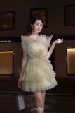  Váy vàng ngắn LOVELYN 