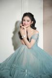  Váy cúp ngực tay ngắn cánh dơi tà phồng JOSEPHINE 