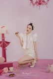  Set kem áo sơ mi cổ tròn chân váy ngắn COLIN 