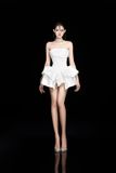  Váy ngắn cúp ngực phồng 2 bên eo MAEL FEMME 