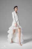  Vest trắng tay áo đính ngọc ARTI APPAREL 