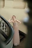  Váy cúp ngực đính đá tà lưới phồng JOSEPHINE 