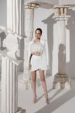  Set áo lông chân váy trắng kèm khoác DZUNGBIEZ 