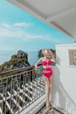  Set bikini hồng FANCIER 