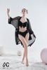  Set bikini kết hợp choàng đen NG 3.5 
