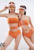 Set bikini lưới bụng cam NG 3.5 