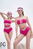 Set bikini lưới bụng hồng NG 3.5 