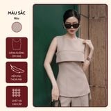  Áo Bèo Cúp Nâu Koalify By Teechic Cao Cấp Dáng Suông Ôm Nhẹ Thời Trang Công Sở 