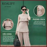  Áo Bèo Cúp Nâu Koalify By Teechic Cao Cấp Dáng Suông Ôm Nhẹ Thời Trang Công Sở 