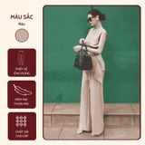  Quần Dài Nâu Koalify By Teechic Cao Cấp Dáng Suông Thời Trang Công Sở 