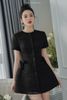  Váy đen ngắn phối nơ hai bên COLIN 