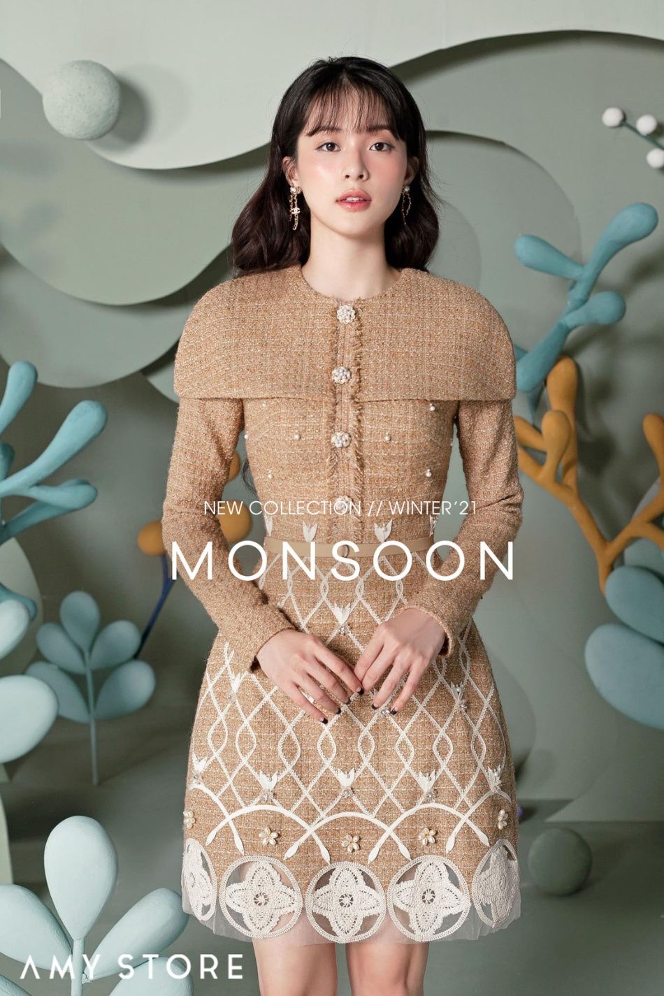 Đầm amy đuôi tôm ren hoa cao cấp màu đen Đầm ren đẹp #67 Đầm amy đuôi tôm ren hoa cao cấp màu đen Đầm ren đẹp