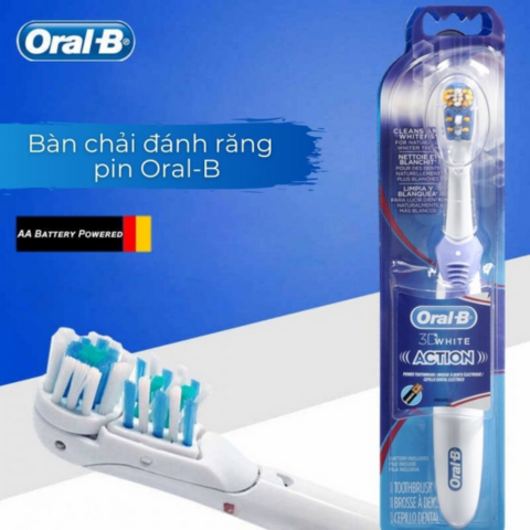 Bàn Chải Pin Oral-B 3D White