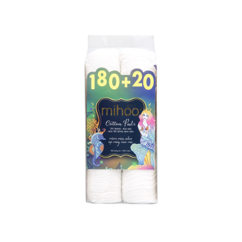 Bông Tẩy Trang Túi 100% Cotton Mihoo