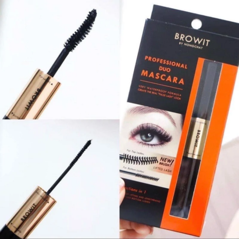 Mascara 2 Đầu Browit By Nongchat Professional Duo Mascara #Sexy Black