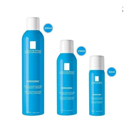 Xịt Khoáng La Roche-Posay Làm Sạch và Dịu Da Dầu Mụn Serozinc Zinc Sulfate Solution Cleansing, Soothing