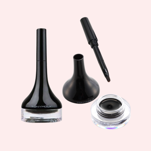 Kẻ Mắt Tony Moly Back Gel Eyeliner Long Brush #1 Black