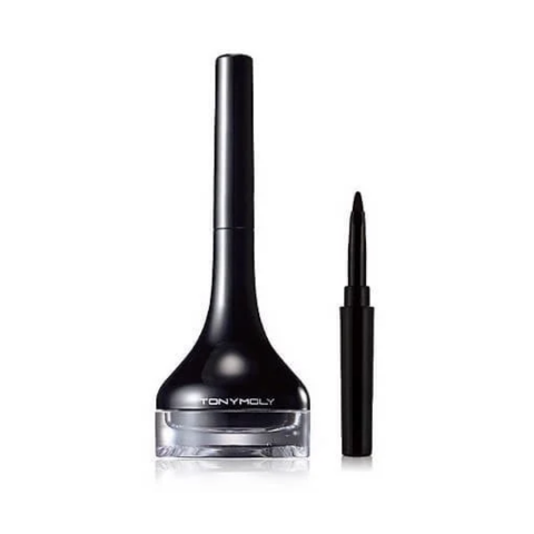 Kẻ Mắt Tony Moly Back Gel Eyeliner Long Brush #1 Black