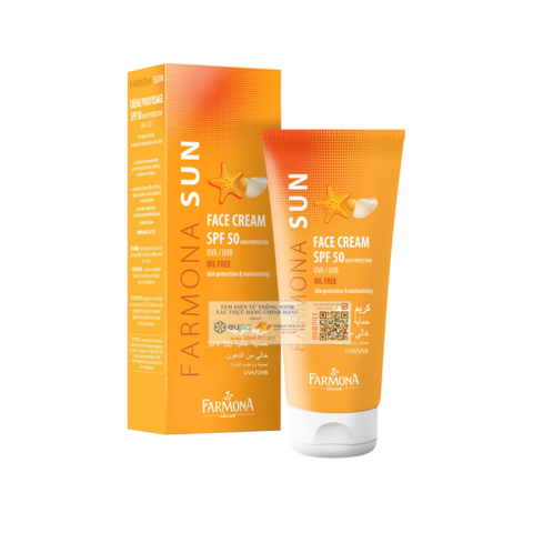 Kem Chống Nắng Farmona Sun Face Cream Spf50 Oil 50Ml