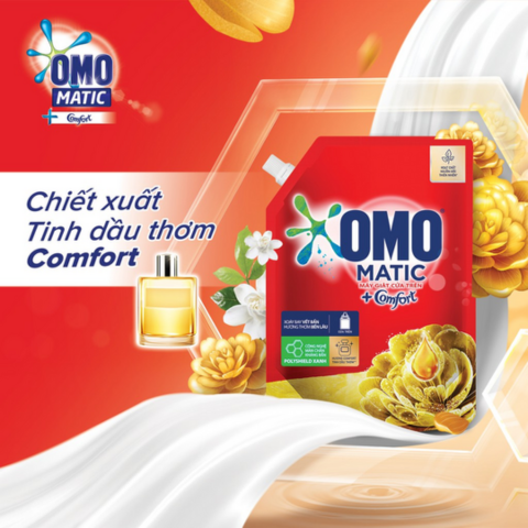 Nước Giặt Omo Comfort Tinh Dầu Thơm 2Kg