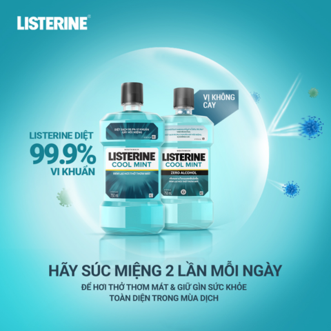 Nước Súc Miệng Listerine Mouthwash 750ml